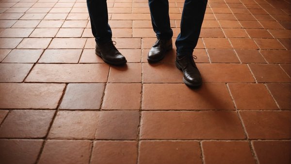 Idées créatives pour un sol en terre cuite harmonieux